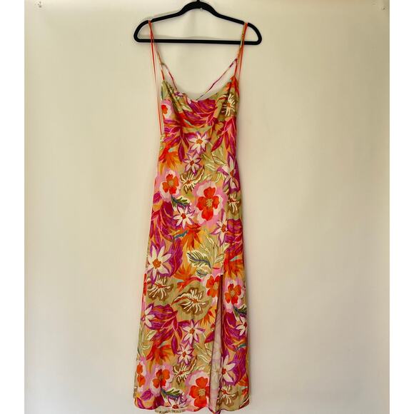 ASTR The Label Gabriella Midi Dress Multicolor Size L - Picture 5 of 10